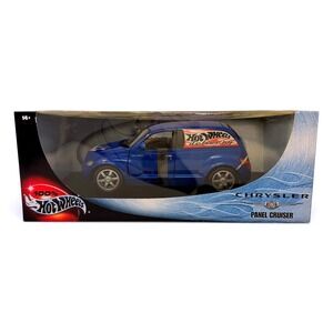 Hot Wheels Chrysler Panel Cruiser 1:18 Diecast Blue Good Flame Graphics 29616